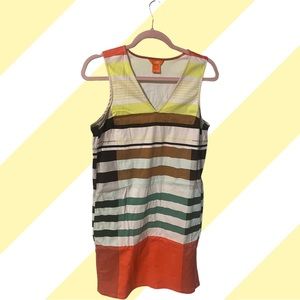 A Joe Fresh Striped dress in size large